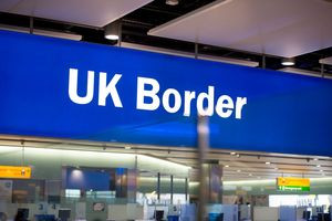 Border force officers go on strike at Heathrow Airport